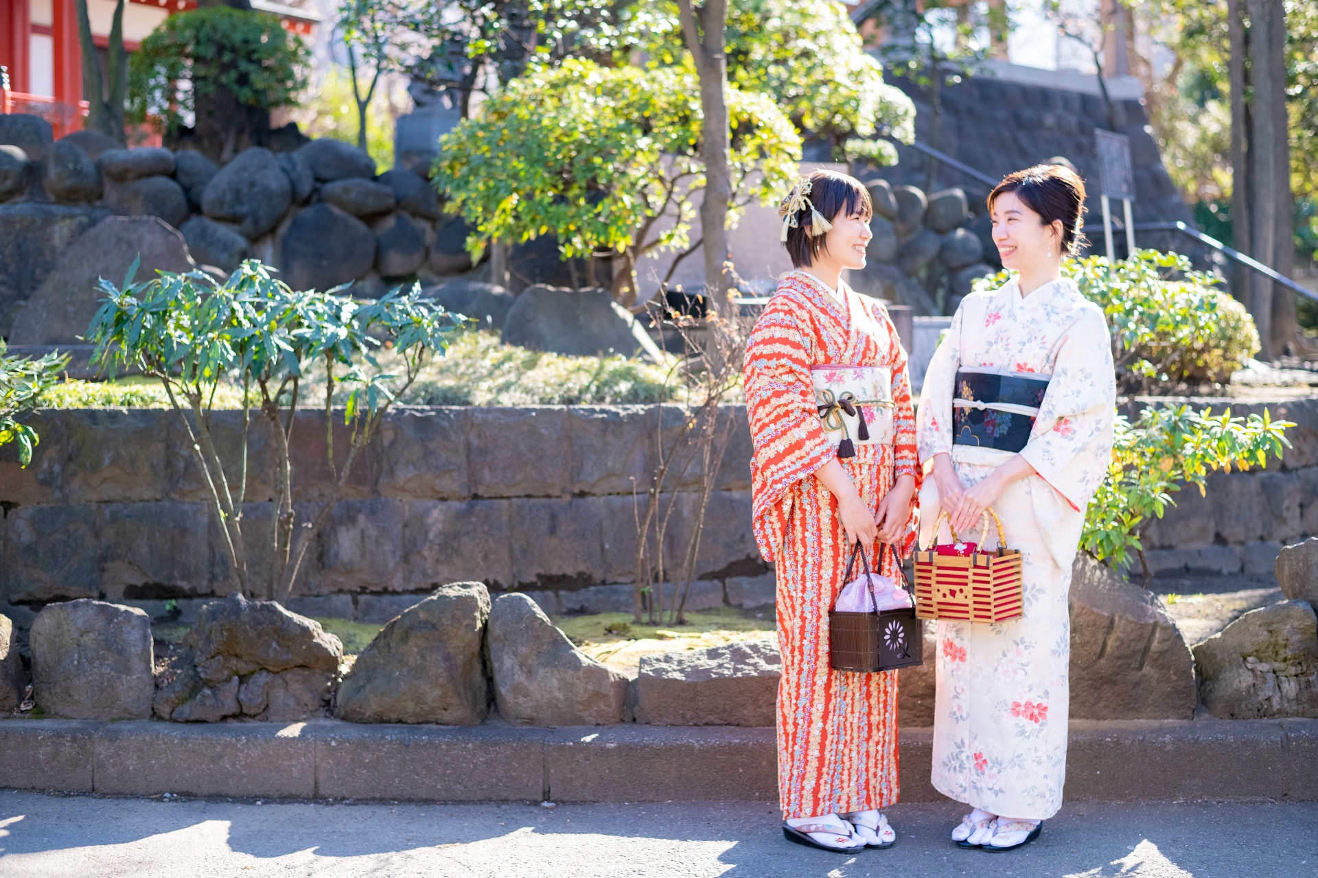 街歩き着物れんたる